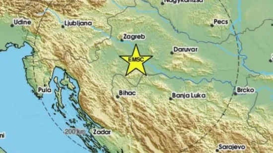 Stanovnici Petrinje i Siska osjetili potres: 'Lagana grmljavina, škripanje parketa'