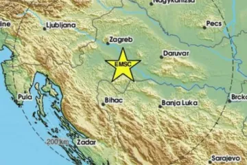 Stanovnici Petrinje i Siska osjetili potres: 'Lagana grmljavina, škripanje parketa'