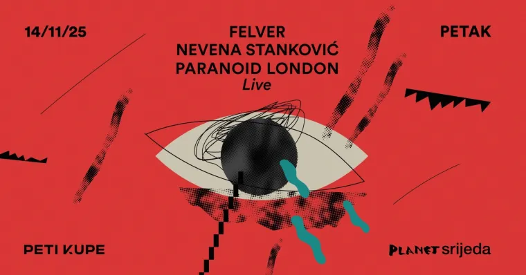 Sirovu energiju ovog petka u Peti Kupe donosi Planet srijeda