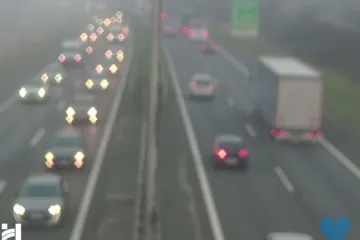 Magla i radovi na cesti stvaraju kaos u prometu: Kolona prema Zagrebu - tri kilometra