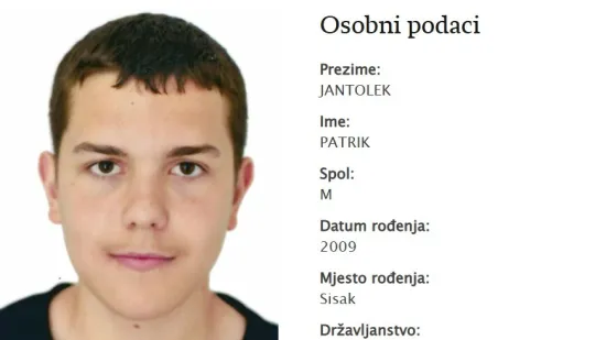 U Sisku je nestao 16-godišnji Patrik: Policija moli za pomoć u potrazi