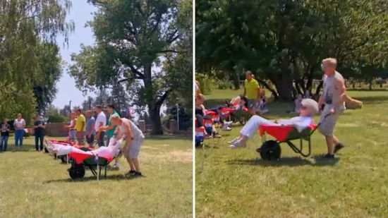 Hit trenutak iz 'Ljubav je na selu'! Đurđa u tačkama postala zvijezda seoskih igara