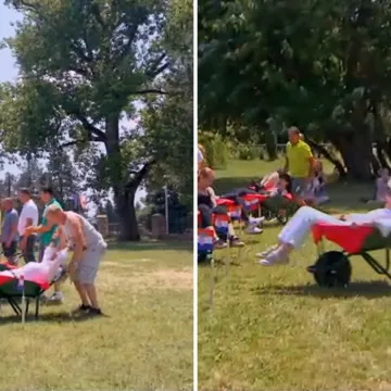 Hit trenutak iz 'Ljubav je na selu'! Đurđa u tačkama postala zvijezda seoskih igara