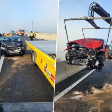 Vozačica (76) na A1 vozila u suprotnom smjeru, pa izazvala sudar tri automobila