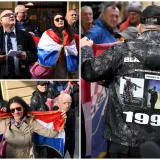 Pogledajte kako je bilo na prosvjedu desničara ispred Srpskog narodnog vijeća