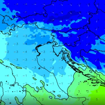 Obilna kiša, grmljavina pa pad temperature i snijeg: Evo kad nam stiže snažna promjena vremena