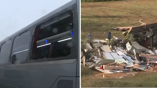 Razorna Claudia zatekla ga u vožnji: 'Na ljude su padali crjepovi, staklo...'