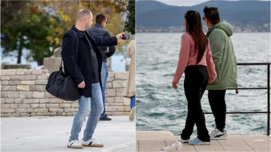 Zaljubljeni golupčići privlačili poglede prolaznika: Teško ih je bilo ne primijetiti