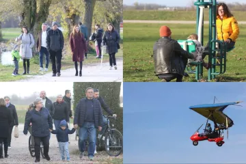 Gužva uz Dravu: Više generacija obitelji uputilo se u šetnju i bijeg od svakodnevice