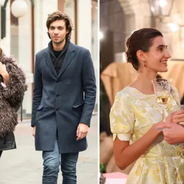 Uhvaćeni na špici! Mladi glumci 'Divljih pčela' Margarita i Matko oduševili jesenskim kombinacijama