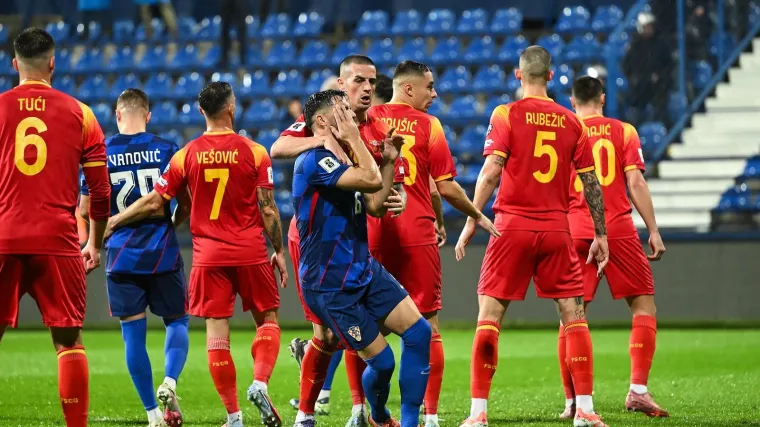 Pogledajte što je Crnogorac napravio Vatrenom! Primio se Hrvat za lice i jedva stajao na nogama