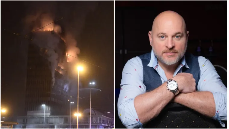 Rene Bitorajac snimio Vjesnik u plamenu: 'Ode jedan od simbola Zagreba'