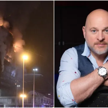 Rene Bitorajac snimio Vjesnik u plamenu: 'Ode jedan od simbola Zagreba'