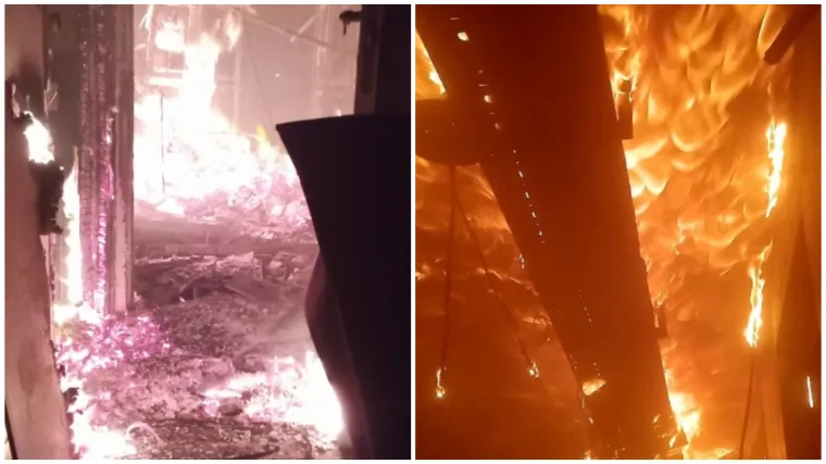 Nevjerojatni prizori plamteće utrobe Vjesnikovog nebodera: S ovim su se vatrogasci borili!