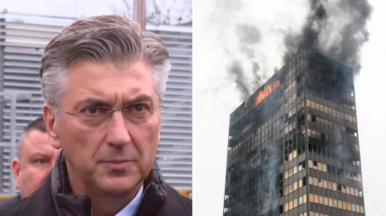 Plenković o požaru zgrade Vjesnika: 'Šteta je velika, a vidjet ćemo koji su uzroci'