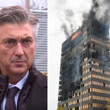 Plenković o požaru zgrade Vjesnika: 'Šteta je velika, a vidjet ćemo koji su uzroci'