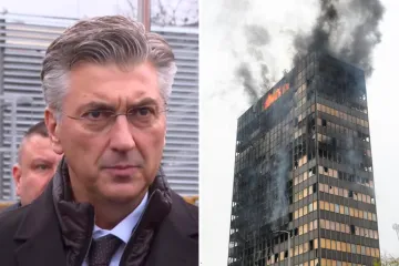 Plenković o požaru zgrade Vjesnika: 'Šteta je velika, a vidjet ćemo koji su uzroci'
