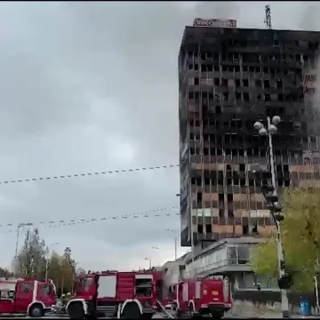 Jezivi prizori zgrade Vjesnika: 'Požar se stalno razbuktava'
