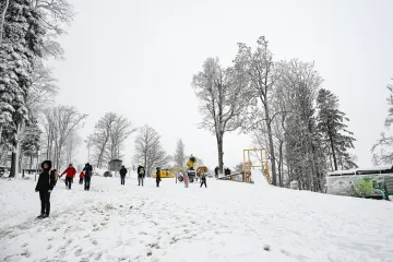 Snijeg prekrio Sljeme i stvorio pravi zimski ugođaj, građani napokon dočekali da upogone sanjke