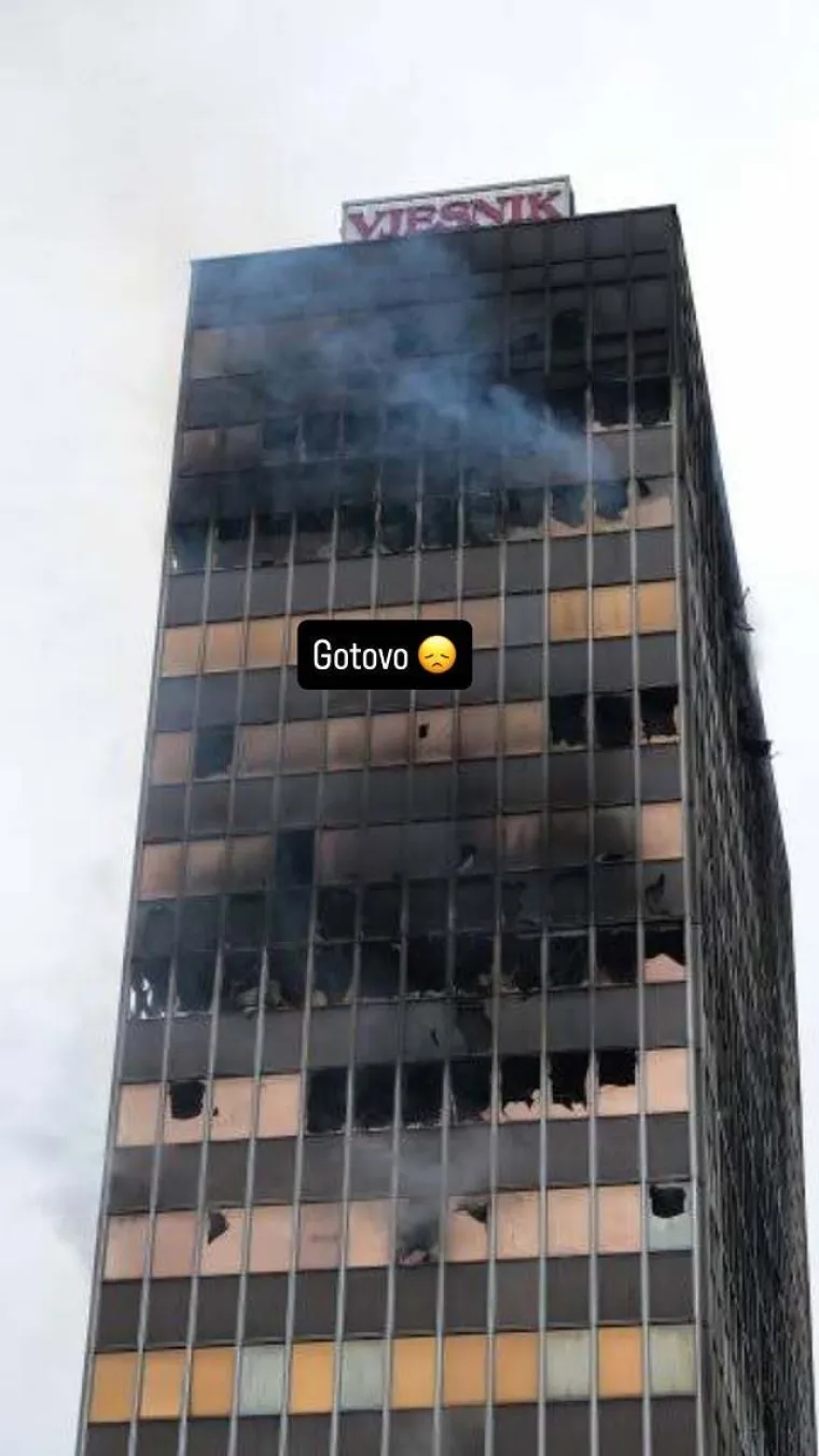 Domaće zvijezde oglasile se nakon katastrofalnog požara Vjesnika: 'Gotovo je'
