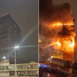 Ovo je Vjesnikov neboder danas i jučer navečer: Fotografije otkrivaju koliko je požar bio dramatičan