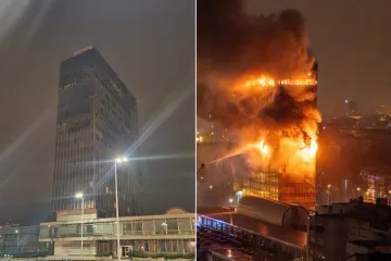 Ovo je Vjesnikov neboder danas i jučer navečer: Fotografije otkrivaju koliko je požar bio dramatičan