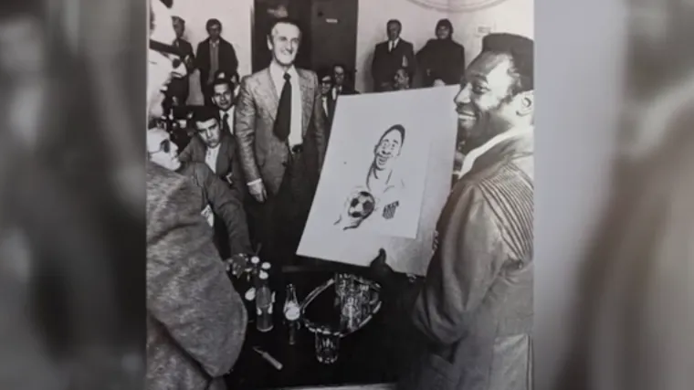 U zlatno doba Vjesnik su posjećivale brojne zvijezde, bio je tu i najveći nogometaš svih vremena