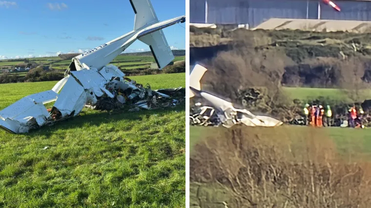Avion se sru&scaron;io u polju, jedna osoba poginula! Stižu stra&scaron;ni prizori uni&scaron;tene letjelice