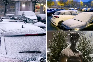 Zabijelilo se! Prvi snijeg diljem zemlje, stvara se idila, vozači jutros imaju posla