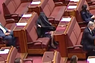 Desničarka obukla burku i izazvala erupciju bijesa u parlamentu