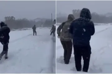 Imoćani napravili spektakl na snijegu: Igrali svoj tradicionalni sport i postali pravi hit