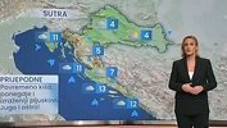 Oblačno, kišovito, evo gdje su moguće i pijavice