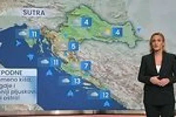 Oblačno, kišovito, evo gdje su moguće i pijavice