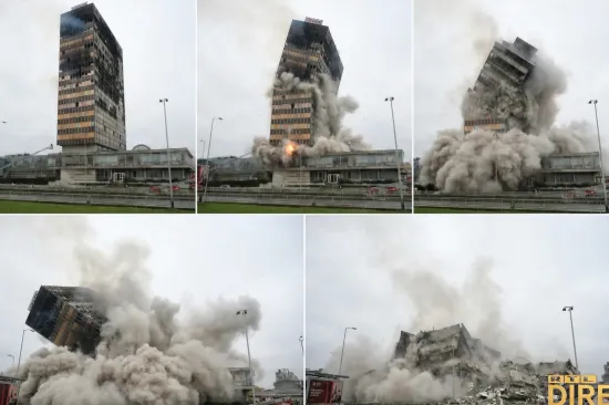 Umjetna inteligencija predvidjela scenarij: Evo kako bi moglo izgledati rušenje Vjesnika