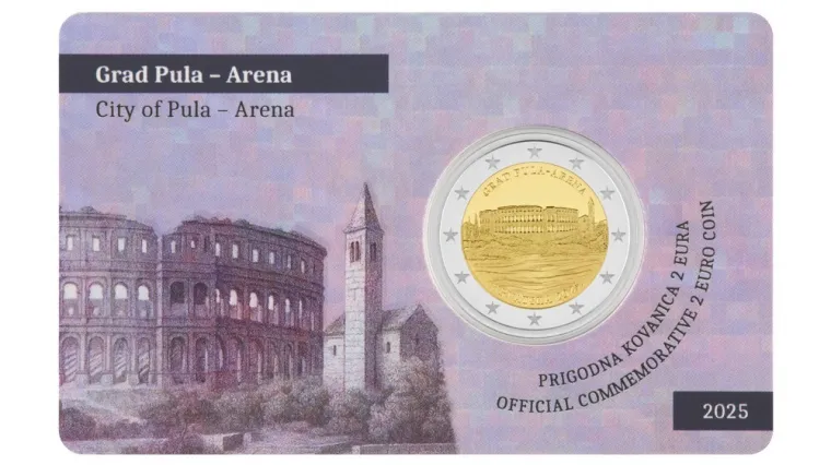 Nova prigodna kovanica slavi simbol Pule: Arenu