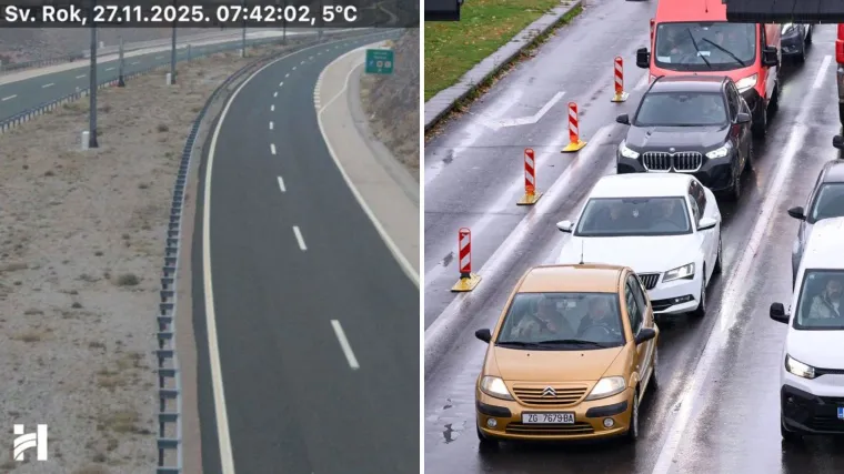 A1 zatvoren kod Svetog Roka zbog vjetra: Prometni kaos krenuo i u Zagrebu!