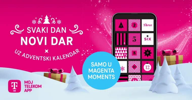 Ove blagdane Magenta Moments ima nešto posebno – digitalni adventski kalendar pun iznenađenja!