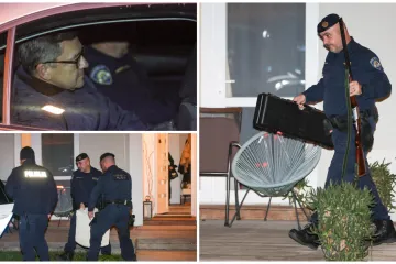 Andriju Mikulića i bogatu kolekciju vatrenog oružja u gluho doba noći prevezli u policiju