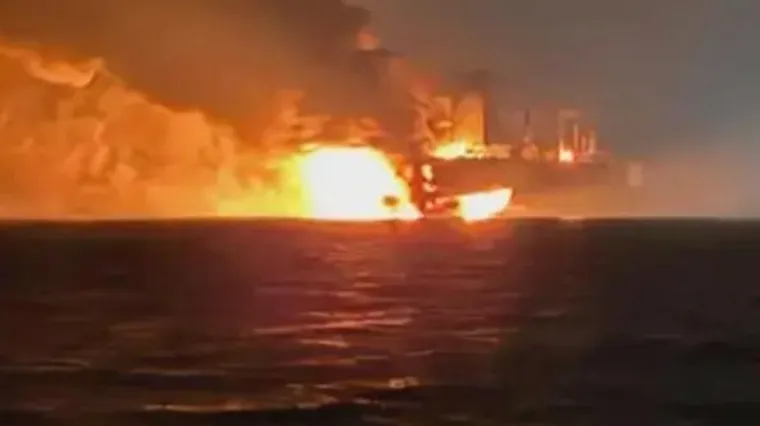 Eksplozije na ruskim tankerima 'tajne flote': Pristižu dramatične snimke buktinje