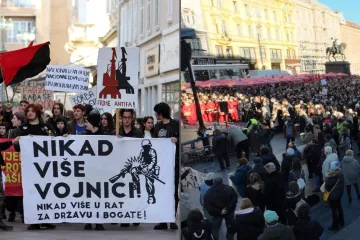 Pogledajte prizore s antifašističkih marševa: Tisuće u srcu Zagreba, krcata je i Rijeka