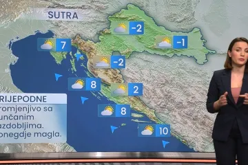Nakon minusa i snijega, prosinac počinje uz jugo i promjenjivo vrijeme