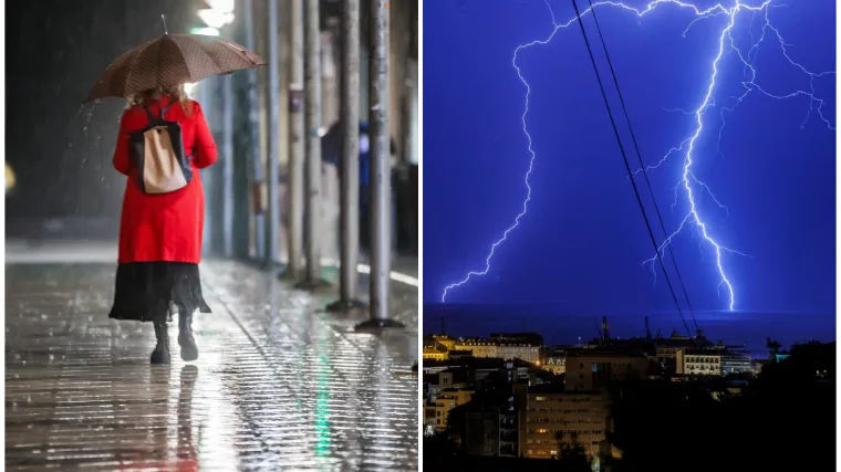 Stižu kiša i pljuskovi s grmljavinom u dijelove Hrvatske