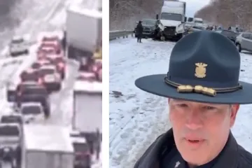 Snijeg i oluja napravili kaos na cesti: Lančano se sudarilo čak 45 vozila