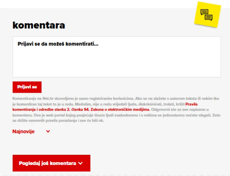 Kreće nova era za čitatelje: Net.hr uvodi komentare!