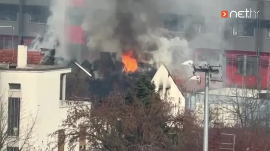 Buktinja na Maksimiru: Zapalila se kuća, širi se crni dim