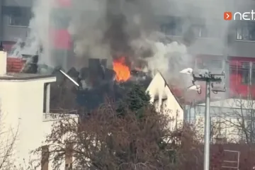 Buktinja na Maksimiru: Zapalila se kuća, širi se crni dim