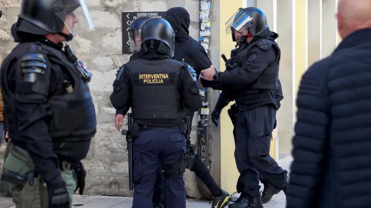 Božinović: 'Policija je bila brza i profesionalna. Osigurava red i mir bez obzira tko prosvjeduje'