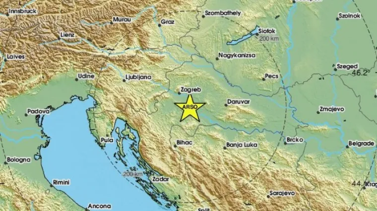 Potres između Zagreba i Siska probudio neke građane: 'Čuo se i osjetio'