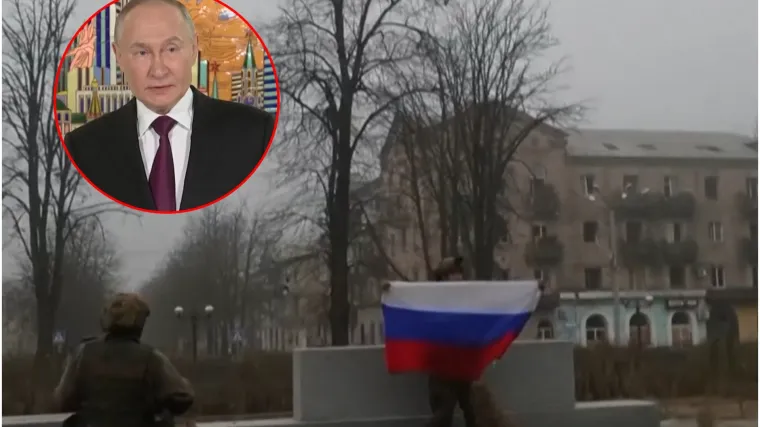 S njim nema pogovora... Poslušajte Putinove riječi dok se ruske zastave vijore Pokrovskom