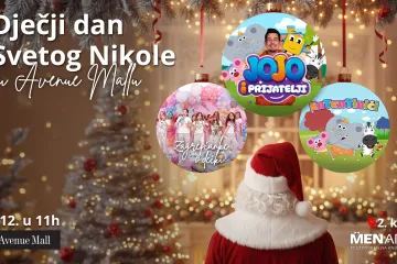 Jojo, Ententinići, Kockić te Zagrepčanke i dečki preuzimaju Avenue Mall za Svetog Nikolu!